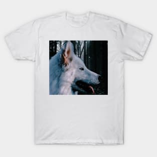 Wolf Resting in Forest T-Shirt